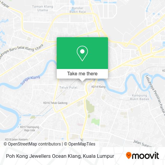 Poh Kong Jewellers Ocean Klang map