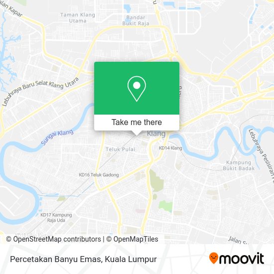 Peta Percetakan Banyu Emas