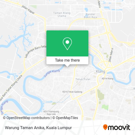Warung Taman Anika map