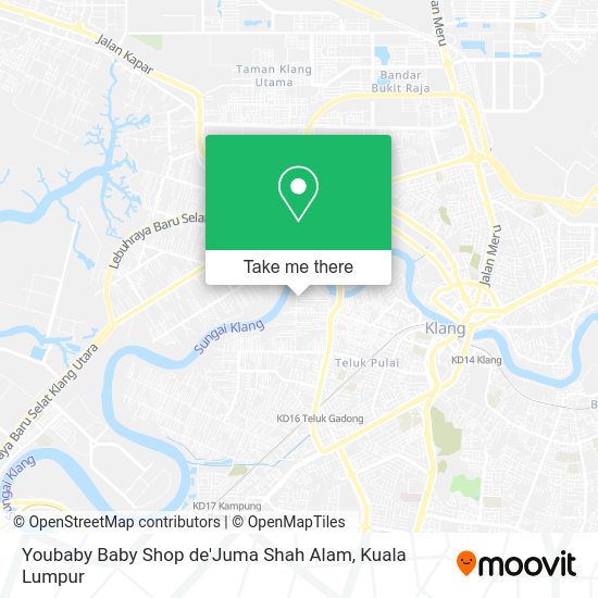 Youbaby Baby Shop de'Juma Shah Alam map