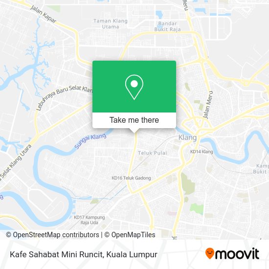 Peta Kafe Sahabat Mini Runcit