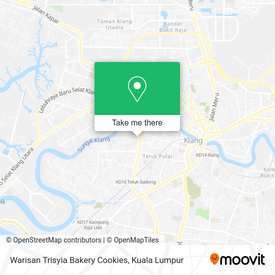 Warisan Trisyia Bakery Cookies map