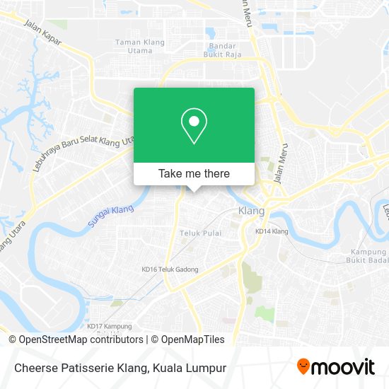 Cheerse Patisserie Klang map