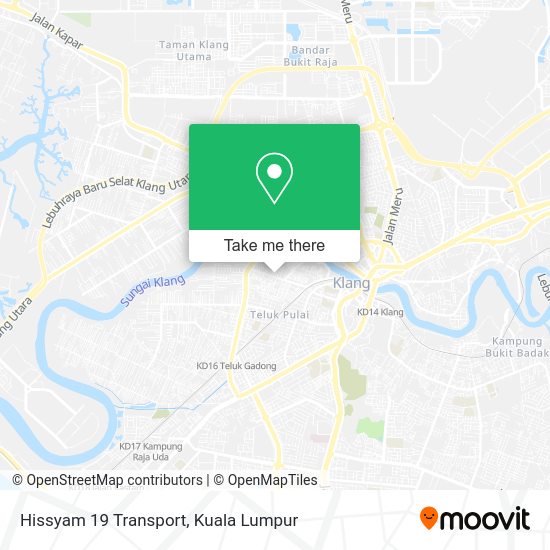 Hissyam 19 Transport map