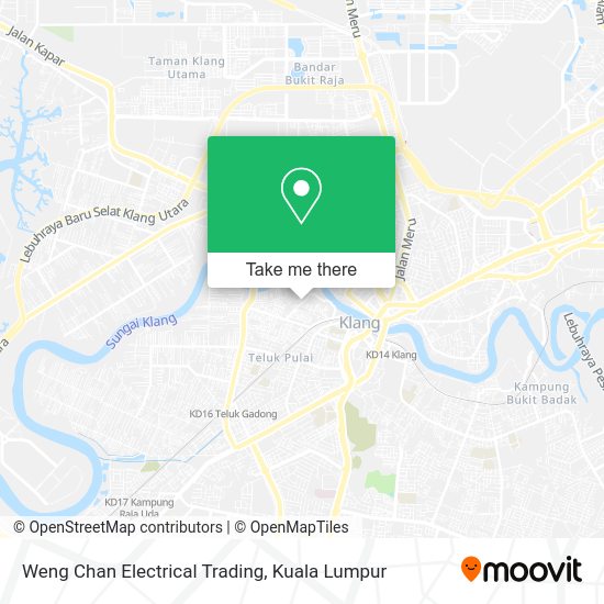 Weng Chan Electrical Trading map