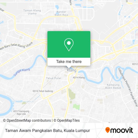 Peta Taman Awam Pangkalan Batu