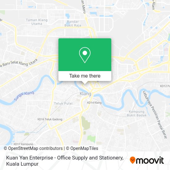 Kuan Yan Enterprise - Office Supply and Stationery map