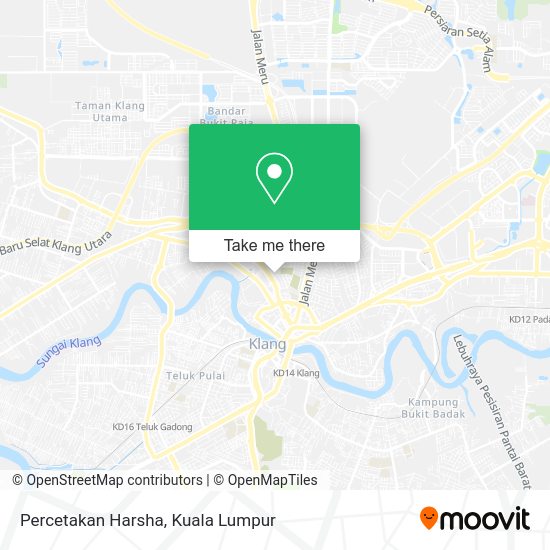 Percetakan Harsha map