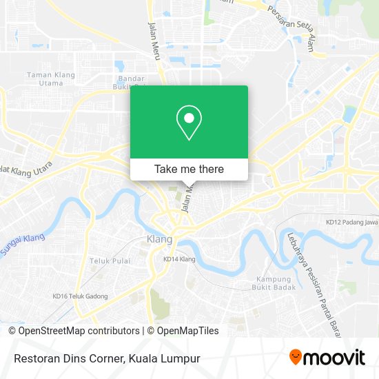Restoran Dins Corner map