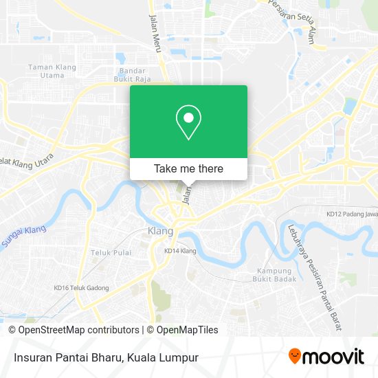 Insuran Pantai Bharu map