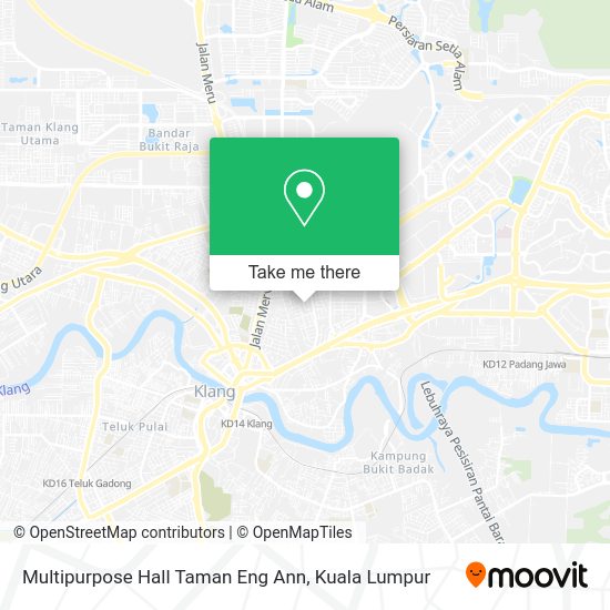 Peta Multipurpose Hall Taman Eng Ann