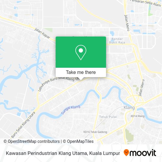 Peta Kawasan Perindustrian Klang Utama