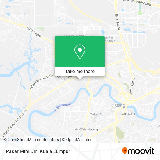 Pasar Mini Din map