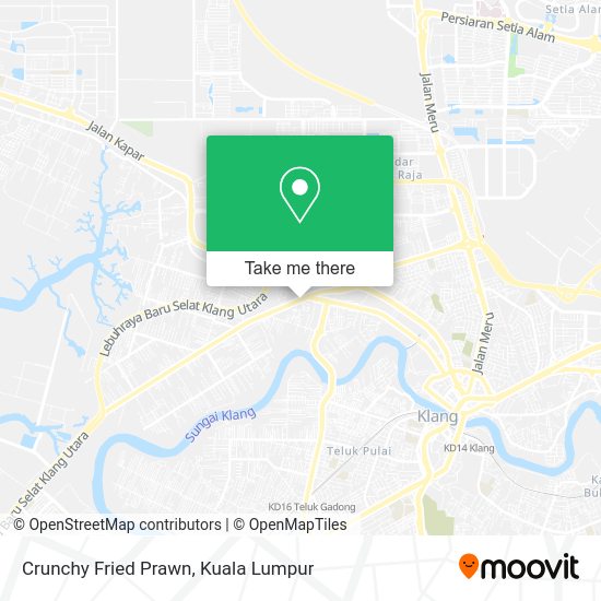 Crunchy Fried Prawn map
