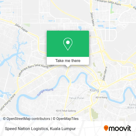 Speed Nation Logistics map