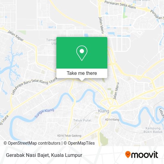 Peta Gerabak Nasi Bajet