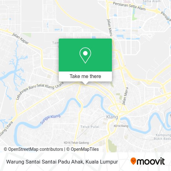 Peta Warung Santai Santai Padu Ahak