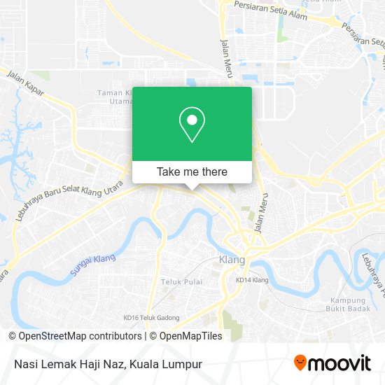 Peta Nasi Lemak Haji Naz