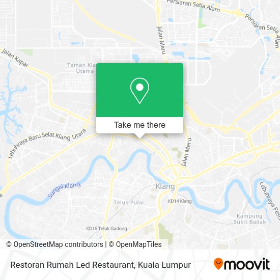 Peta Restoran Rumah Led Restaurant