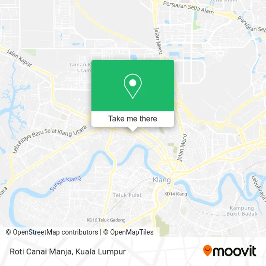 Roti Canai Manja map
