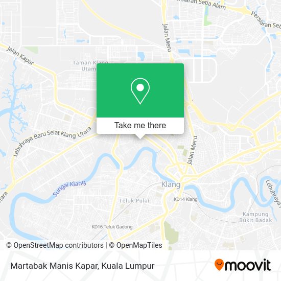 Martabak Manis Kapar map