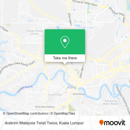Peta Aiskrim Malaysia Twist Twice