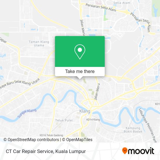 CT Car Repair Service map