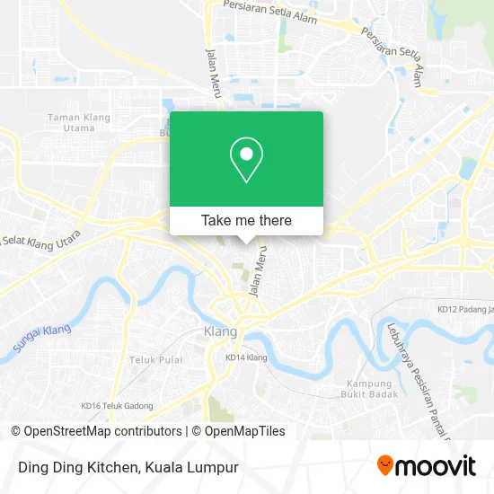 Ding Ding Kitchen map