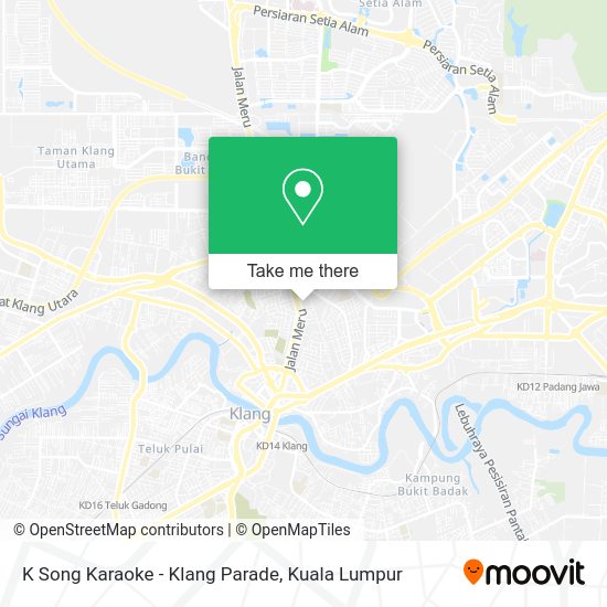K Song Karaoke - Klang Parade map