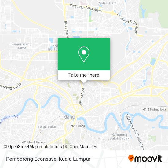 Pemborong Econsave map