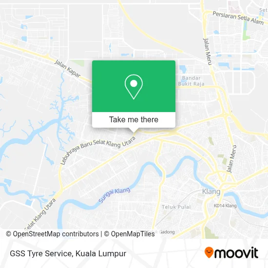 GSS Tyre Service map