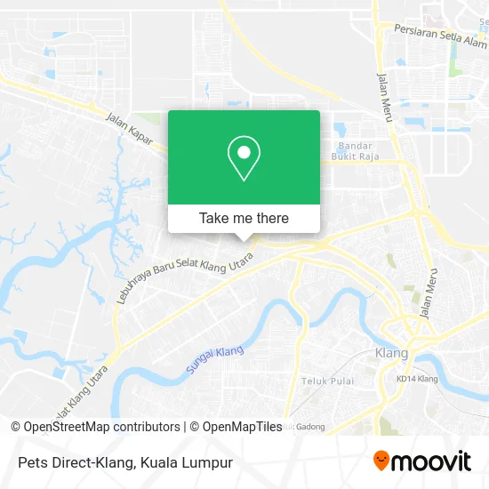 Pets Direct-Klang map