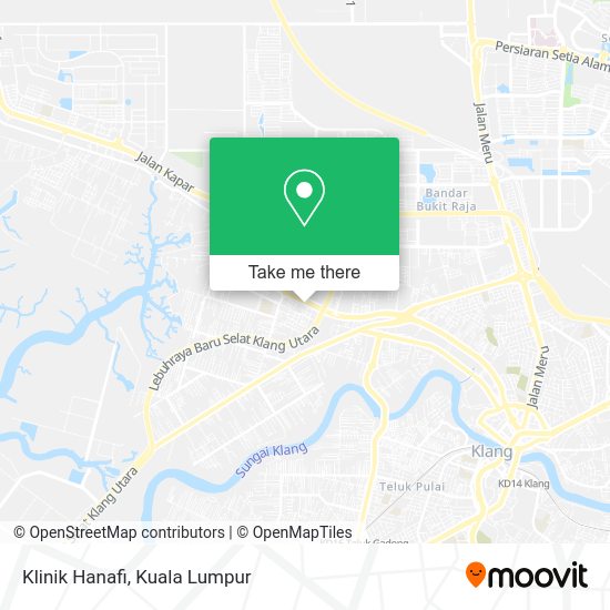 Klinik Hanafi map