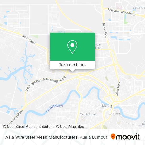 Asia Wire Steel Mesh Manufacturers map