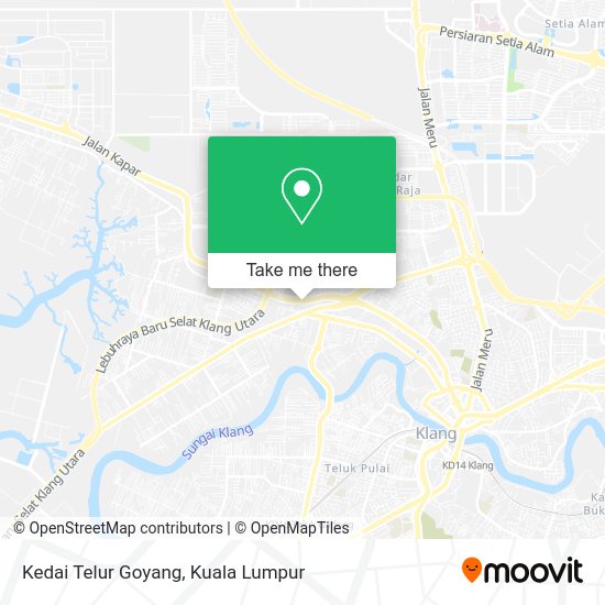 Kedai Telur Goyang map