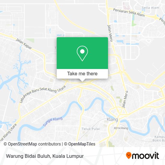 Peta Warung Bidai Buluh