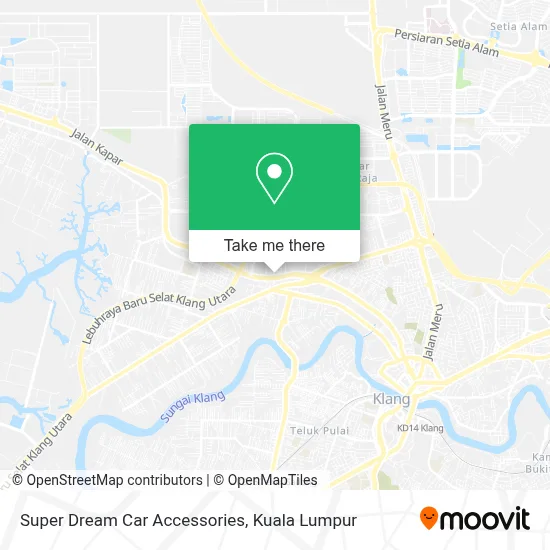 Super Dream Car Accessories map