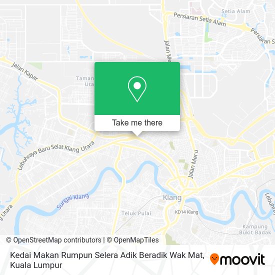 Kedai Makan Rumpun Selera Adik Beradik Wak Mat map