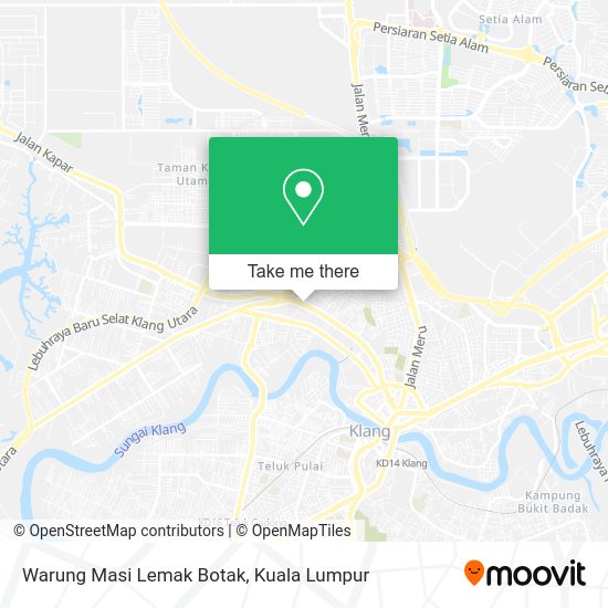 Warung Masi Lemak Botak map