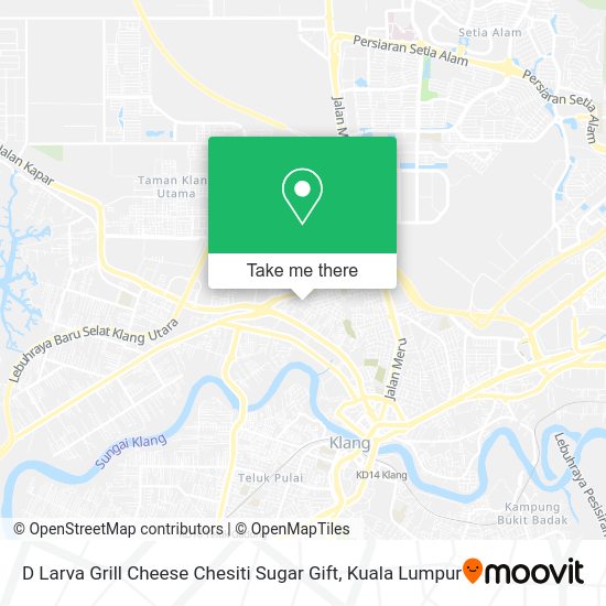 D Larva Grill Cheese Chesiti Sugar Gift map