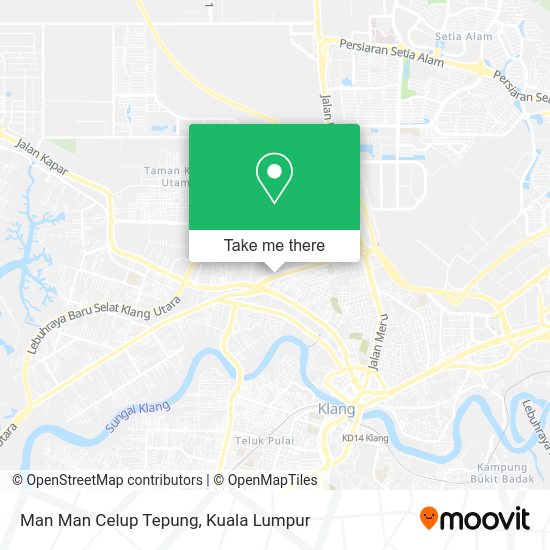 Peta Man Man Celup Tepung