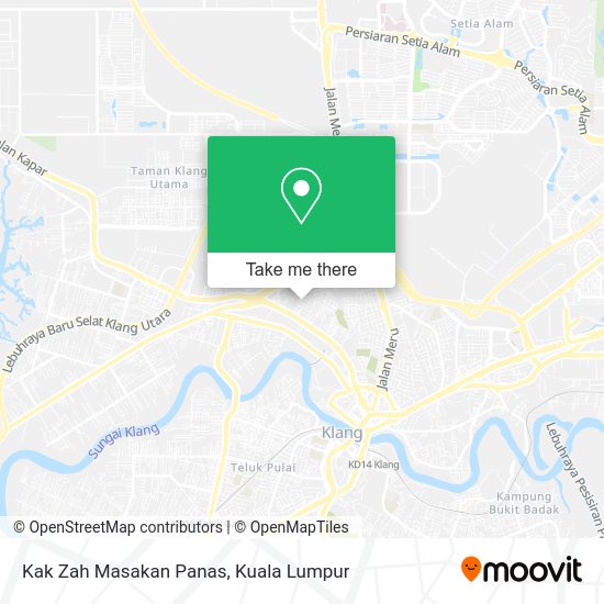 Kak Zah Masakan Panas map