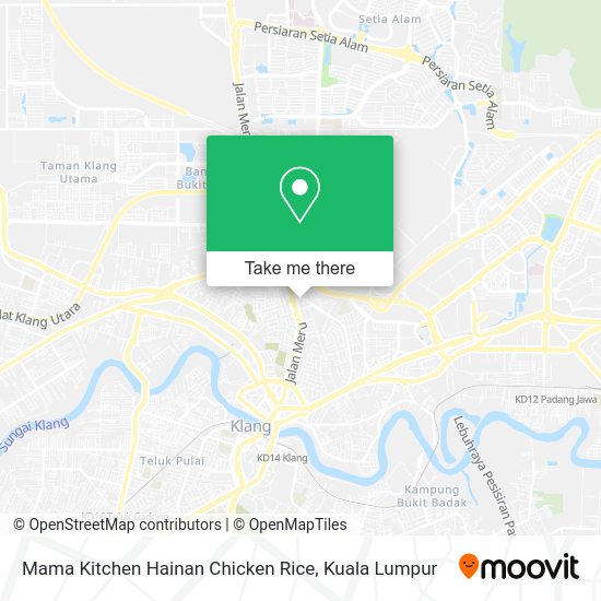Mama Kitchen Hainan Chicken Rice map