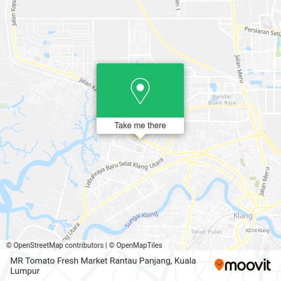 MR Tomato Fresh Market Rantau Panjang map