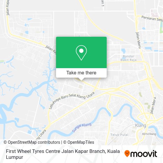 First Wheel Tyres Centre Jalan Kapar Branch map