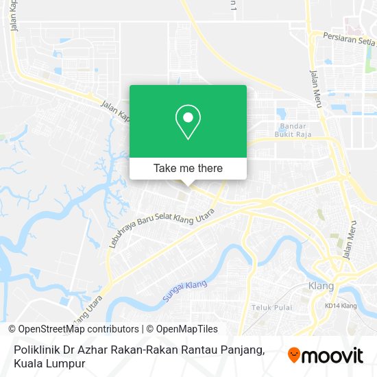 Poliklinik Dr Azhar Rakan-Rakan Rantau Panjang map
