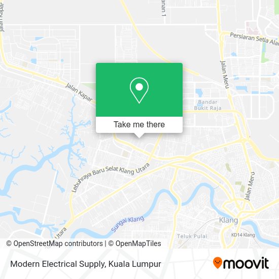 Modern Electrical Supply map