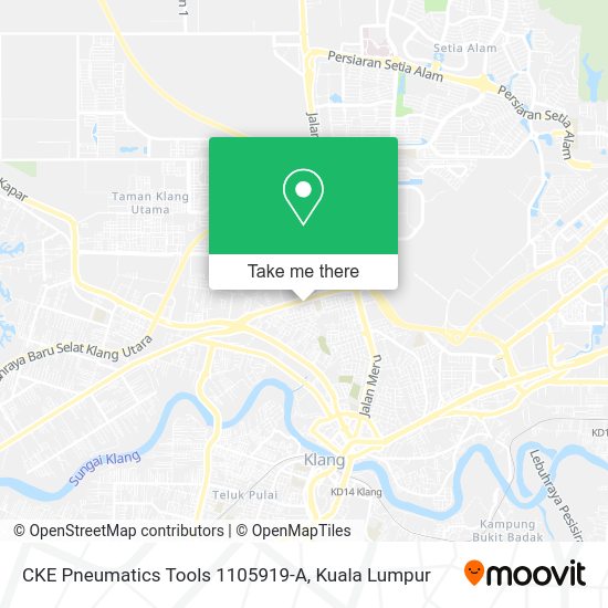 CKE Pneumatics Tools 1105919-A map