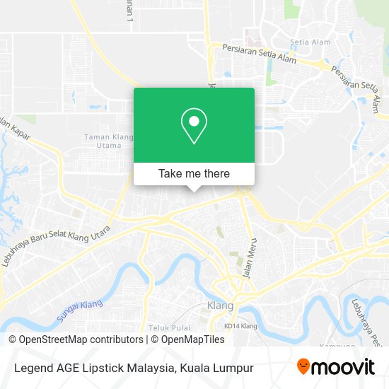 Legend AGE Lipstick Malaysia map