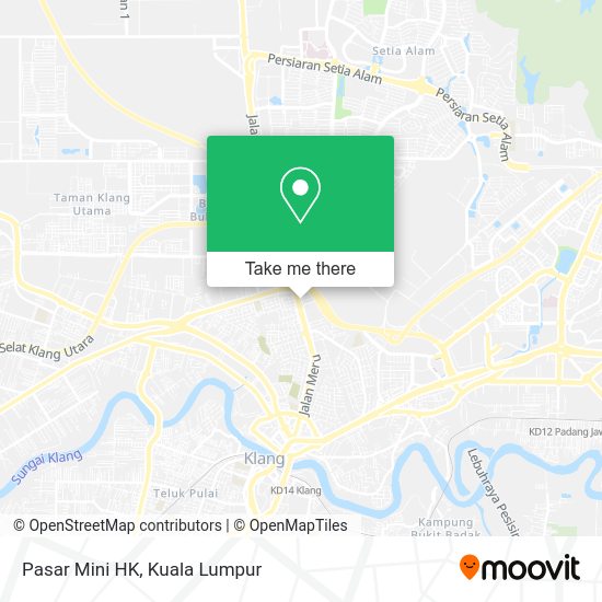 Pasar Mini HK map